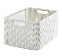 Panier de rangement - Curver - Style L - Blanc - Plastique - Grande capacité