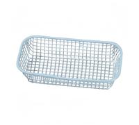 Panier de rangement de bureau en métal pour articles divers, convient pour la cuisine et le bureau, ce qui aide à maintenir un environnement ordonné (bleu)