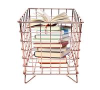 Panier de rangement de bureau en métal - Support de dosettes de café résistant à l'humidité | Organiseur de documents en acier inoxydable avec ventilation, résistant à la rouille et à l'humidité pour