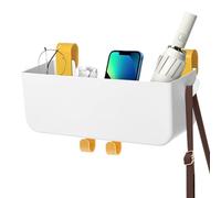 Panier de Rangement de Chevet, boîte de Rangement avec Crochets et suspensions | Boîte pour télécommande, Tablette, téléphone, Lunettes