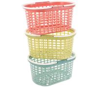 Panier de rangement de douche de salle de bains, panier de douche à main en plastique, panier de lavage, panier de rangement évidé