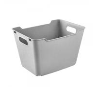 Panier de rangement design 20 litres lotta - Gris