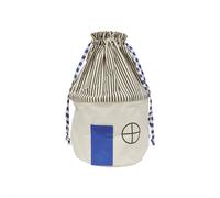 OYOY Panier de rangement Koya Large Bleu Optique