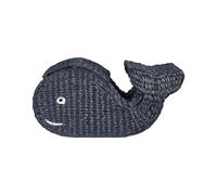 Panier de Rangement en Fibres de Jacinthe d'Eau Noir 68 x 30 cm en Forme de