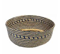 Panier de rangement en jonc de mer Rex London Bleu 42x42x45 cm