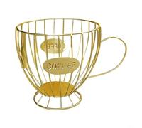 Panier de rangement en métal pour capsules de café de 35 mm (doré)