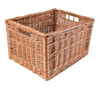 Panier de Rangement en Osier - CREATIVE HOME - 40 x 30 x 16 cm (+/-2cm) - Marron - Paille - Fibre naturelle