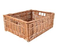 Panier de Rangement en Osier - CREATIVE HOME - 40 x 30 x 16 cm (+/-2cm) - Marron - Paille - Osier - Fibre naturelle