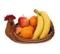 Panier De Rangement En Osier | Organisateur de Bureau pour Accessoires,Panier de Rangement pour Fruits Tressé - Pour Légumes Pommes de Terre Crackers Chips Cuisine Garde-manger Comptoir Table Étagère