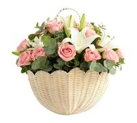 Panier De Rangement En Osier Organisateur Esthétique Bord Dentelé Festonné Pour Stockage Décoratif,Pour Salon Chambre Salle Bain Cuisine D'Enfant Fruits Légumes Jouets