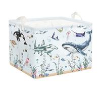 Panier de rangement enfant Requin Bleu 36L