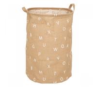 Atmosphera Panier en jute Alphabet pour enfant 49 cm Beige