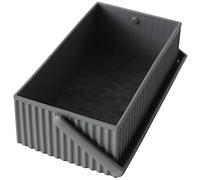 Hachiman Boîte de rangement empilable sceltevie – Gris Taille S