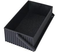 Hachiman Boîte de rangement empilable Omnioffre Petit Noir