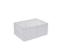 Panier de rangement HWC-C37, 14x31x23cm blanc