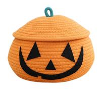 Panier De Rangement Joli | Panier Citrouille Avec Couvercle pour Jouets,Organisation Bureau Cuisine Jouets Serviettes Chambre Petits Textiles