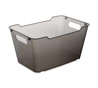 keeeper Boîte de Rangement, Surface Texturée, 6L, Lotta, Gris (Crystal Grey)