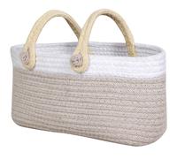 Panier de rangement Maria beige (10 x 25 x 12 cm)