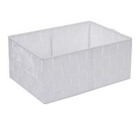Panier de rangement HWC-C37, 14x31x23cm blanc