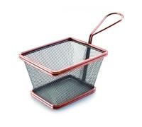 Panier de rangement mini puces carré Lacor Gris 12x10x9 cm