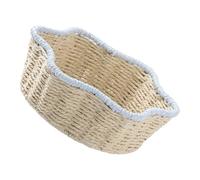 Panier de rangement multifonction en corde de papier renforcé en fer pour plantes d'intérieur et décoration d'intérieur moderne Bleu