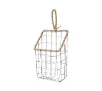 Panier de rangement mural à suspendre solide pour placard, chambre à coucher, entrée 12 x 6 x 20 cm, 12 x 6 x 20 cm