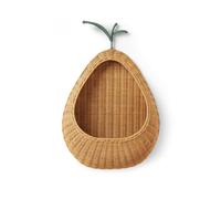Panier de rangement mural tressé en forme de poire