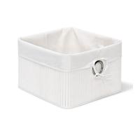 Panier de rangement Organisateur pour étagère 4 pièces blanc léger 0,5 kg