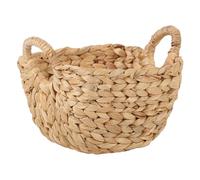 Panier de rangement ovale en jonc de mer - Jacinthe d'eau - Boîte de rangement Naturel - Vera S IN90