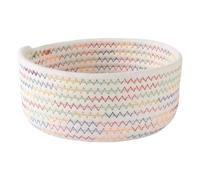 Panier de rangement - Panier tressé, paniers de rangement en corde de coton | Panier de rangement en coton pour étagère, panier de rangement pour table à langer, panier tressé pour salle de bain, cham