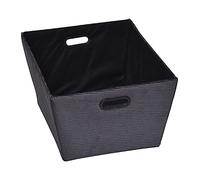 Panier de rangement Panière de dressing Noir anthracite L 35 x P 45 x H 24 cm - TENDANCE
