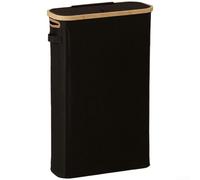 Panier de rangement pliable avec couvercle distributeur de mouchoirs pour l'organisation de la maison offrant une protection contre la poussière et un intérieur spacieux (noir)