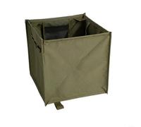 Panier de rangement pliable en corde, Oxford 600D avec boucle de suspension et piquets de sol pour articles divers, noir (vert)
