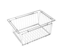 Panier De Rangement Pliable, Grille Ouverte, 35,5x16x21cm, Organisateur De Camping En Acier Inoxydable, Conteneur De Pique-nique Portable, Cadre Pliable, Pour Les Cuisines De Camping, Zones De Prépara
