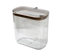 Panier de rangement polyvalent pour cuisine - Poubelle murale transparente à suspendre pour comptoir ou sous évier - Boîte de rangement de salle de bain
