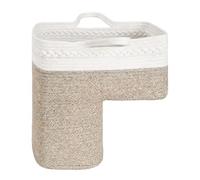 Panier de rangement pour escaliers : organiseur multifonction pour livres, jouets, vêtements, panier stable pour salon, chambre, design pratique, facile à manipuler avec matériau