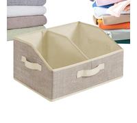 Panier de rangement pour étagère - Bac de rangement en tissu, conteneur d'affichage pour placard | Solution de tri de compartiment de garde-robe modulaire, système de configuration de séparation amovi