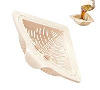 Panier de rangement pour évier de cuisine - Rack d'angle de 6,89 pouces, récipient de filtre pour déchets de nourriture, plateau d'éponge avec design de drainage | Comptoir Casa Collecta Rifi