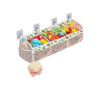 Panier de rangement pour jouets de bain | Filet de rangement pour jouets avec grandes ouvertures, panier de grande capacité, sac pour mur, salle de bain, voyage, maternelle, côté piscine, douche