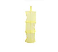 Panier de Rangement pour Jouets Suspendu à 3 Compartiments en Filet