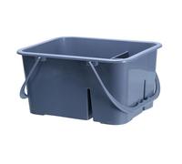 Panier de rangement pour outils à 4 compartiments peu encombrant, conception de seau avec de larges poignées pour un levage et un déplacement confortables Panier à outils à plusieurs compartiments