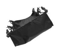 Panier de Rangement pour Poussette en Maille Oxford, Noir, 1 Pièce | Structure Aérée Fond Amovible, Sangles Réglables, pour Voyages et Aéroport, Accès Rapide