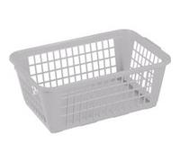 Panier de rangement Sunware Basic argent moyen