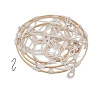 Panier de Rangement Suspendu Multicouche, Sac en Filet tissé en Corde de Coton innovant pour la Maison