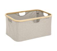 5five - panier à linge tidy box 54l pliable gris