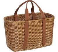 Panier De Rangement Tissé avec Poignée, Panier De Courses en Rotin, Panier De Fruits Légumes Portable, Panier D'épicerie De Grande Capacité
