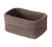 Panier de rangement tissé - Organisateur décoratif vide - Boîte de rangement pour animaux de compagnie - Jouets pour chiens - Couches essentielles pour les collations