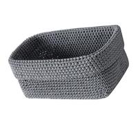 Panier de rangement tissé - Organisateur décoratif vide - Boîte de rangement pour animaux de compagnie - Jouets pour chiens - Couches essentielles pour les collations