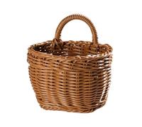 Panier de rangement tissé - Panier de fleurs de gingembre et d'ail | Solution de rangement pour ail et gingembre | Grande capacité pour les jardins, les couloirs, la maison, les fêtes, les mariages