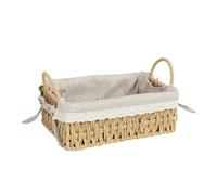 Panier de rangement tissé pour salon, boîte de rangement en tissu pour cosmétiques, jouets, petits articles pour organisateur de table de chevet fait à la main